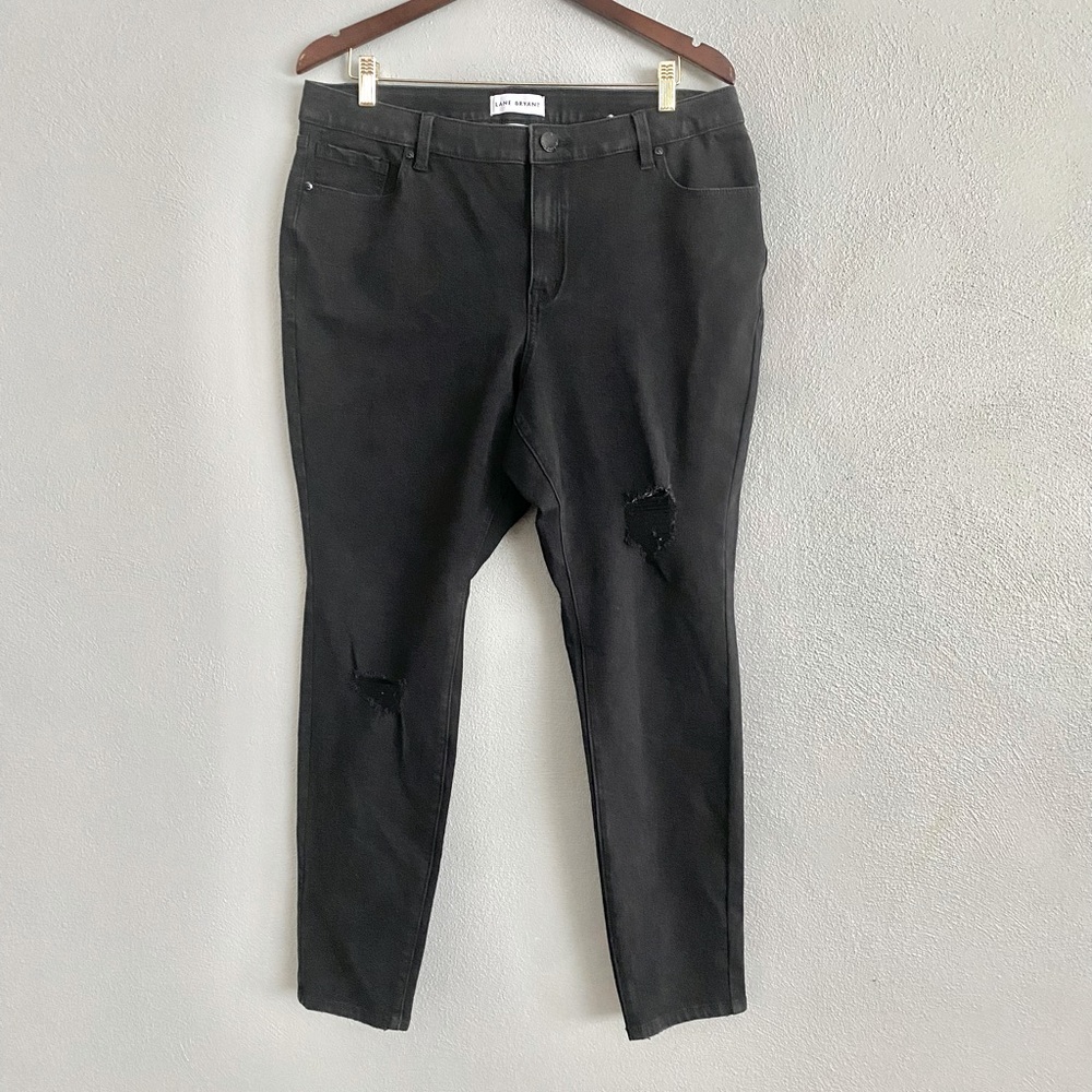 Lane Bryant Womens Jeans Size 16 Ultimate Stretch High Rise Skinny Black